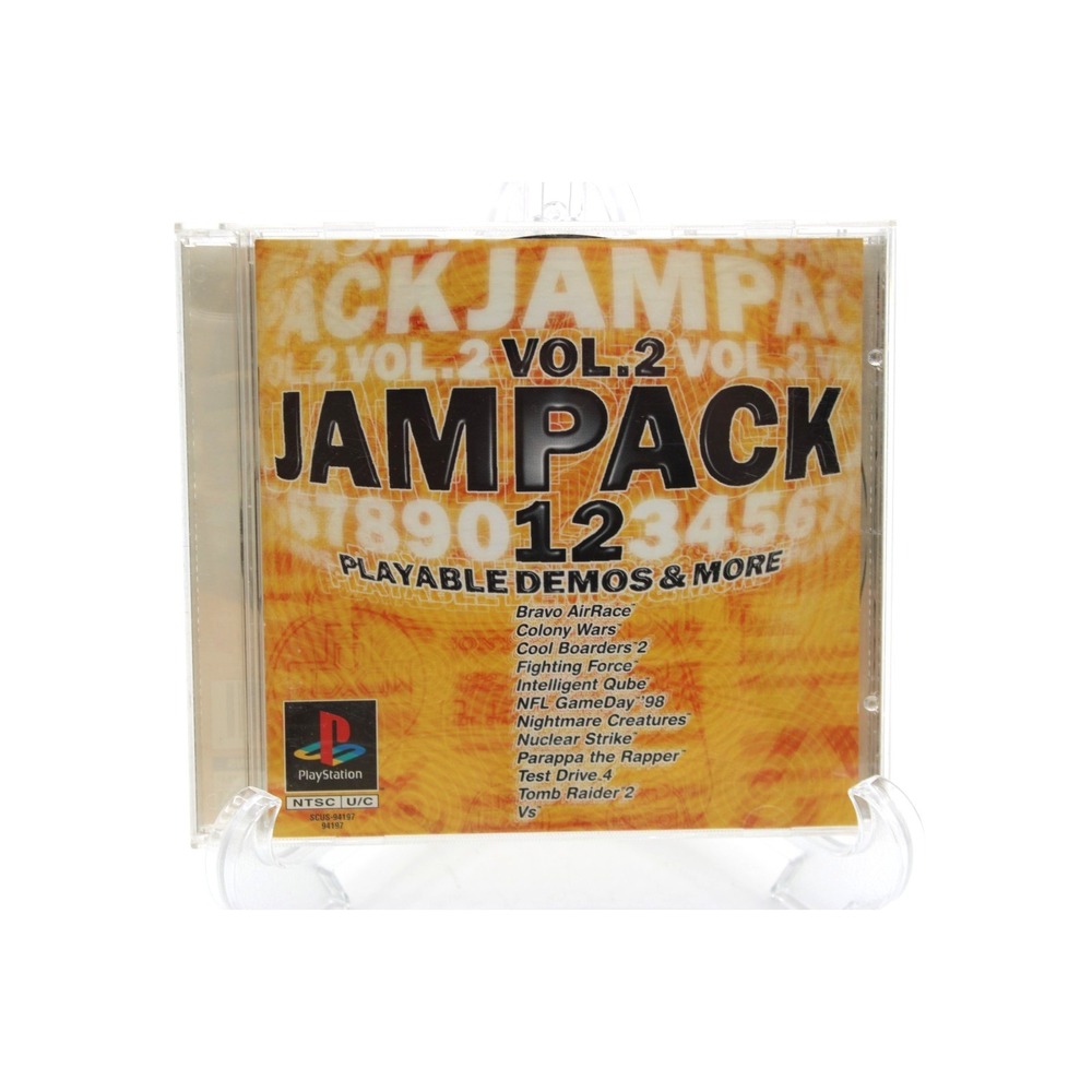 1997 PlayStation Jampack 12 Volume 2 (Sony PlayStation 1 PS1 PSX) CIB w/Manual